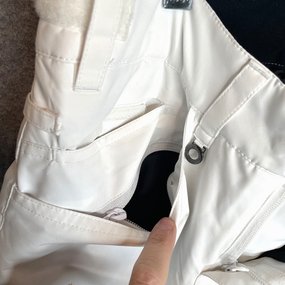 Roxy Women's Backyard Dryflight Technology Snow Pants Sz S 10K White Waterproof - Picture 3 of 16